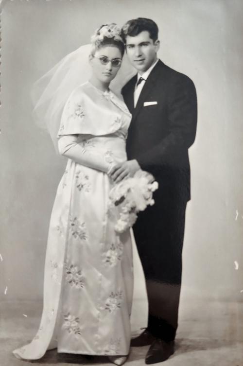 Carmela (Mano) & Pessah (Paul) Z"L Weissman, 30/04/1964